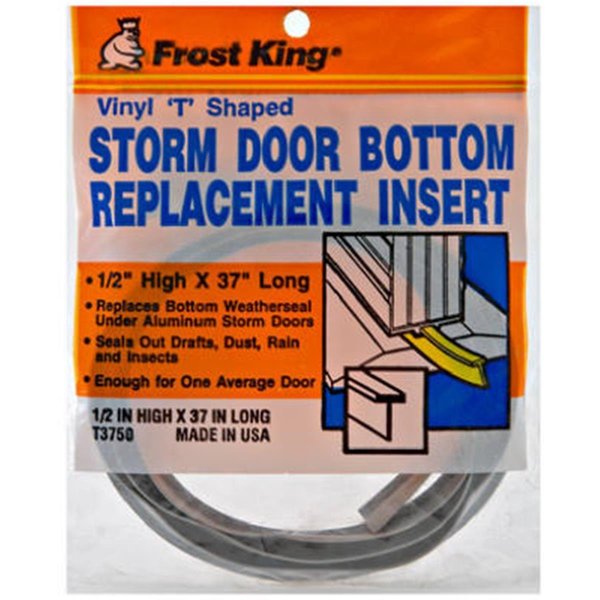 Thermwell Products Thermwell T3750 37 in. Gray Storm Door Bottom TH575016